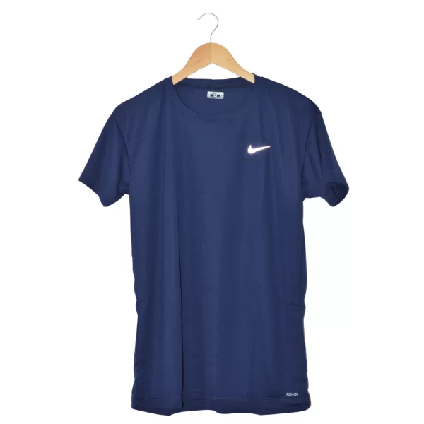 Camiseta Dry-Fit Nike Azul Marinho - Image 3