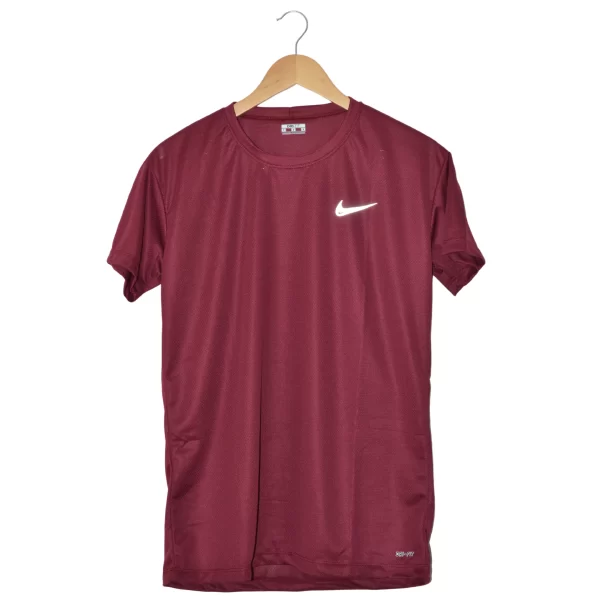 Camiseta Dry-Fit Nike Vinho - Image 3