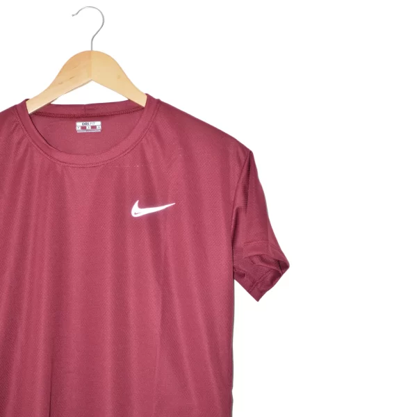 Camiseta Dry-Fit Nike Vinho - Image 5