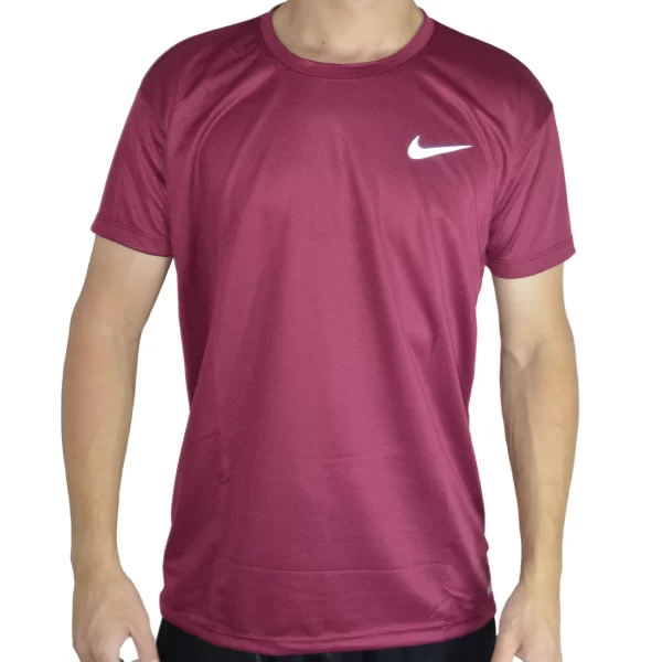 Camiseta Dry-Fit Nike Vinho